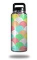 WraptorSkinz Skin Decal Wrap for Yeti Rambler Bottle 36oz Brushed Cirlces Multi Light  (YETI NOT INCLUDED)