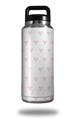 WraptorSkinz Skin Decal Wrap for Yeti Rambler Bottle 36oz Hearts Pink (YETI NOT INCLUDED)