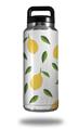WraptorSkinz Skin Decal Wrap for Yeti Rambler Bottle 36oz Lemon Leaves White (YETI NOT INCLUDED)