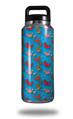 WraptorSkinz Skin Decal Wrap for Yeti Rambler Bottle 36oz Crabs and Shells Blue Medium (YETI NOT INCLUDED)