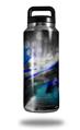 Skin Decal Wrap for Yeti Rambler Bottle 36oz ZaZa Blue (YETI NOT INCLUDED)