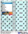 iPod Nano 4G Skin - Kearas Daisies Seafoam