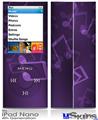 iPod Nano 4G Skin - Bokeh Music Purple
