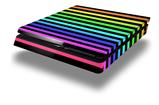 Vinyl Decal Skin Wrap compatible with Sony PlayStation 4 Slim Console Stripes Rainbow (PS4 NOT INCLUDED)