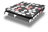 Vinyl Decal Skin Wrap compatible with Sony PlayStation 4 Slim Console Locknodes 04 Pink (PS4 NOT INCLUDED)