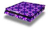 Vinyl Decal Skin Wrap compatible with Sony PlayStation 4 Slim Console Daisies Purple (PS4 NOT INCLUDED)
