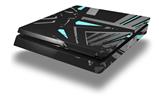 Vinyl Decal Skin Wrap compatible with Sony PlayStation 4 Slim Console Baja 0023 Neon Teal (PS4 NOT INCLUDED)