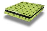 Vinyl Decal Skin Wrap compatible with Sony PlayStation 4 Slim Console Nautical Anchors Away 02 Sage Green (PS4 NOT INCLUDED)