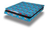 Vinyl Decal Skin Wrap compatible with Sony PlayStation 4 Slim Console Crabs and Shells Blue Medium (PS4 NOT INCLUDED)