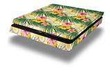 Vinyl Decal Skin Wrap compatible with Sony PlayStation 4 Slim Console Beach Flowers 02 Yellow Sunshine (PS4 NOT INCLUDED)