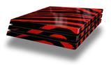 Vinyl Decal Skin Wrap compatible with Sony PlayStation 4 Pro Console Zebra Red (PS4 NOT INCLUDED)