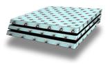 Vinyl Decal Skin Wrap compatible with Sony PlayStation 4 Pro Console Kearas Daisies Seafoam (PS4 NOT INCLUDED)