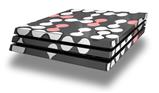 Vinyl Decal Skin Wrap compatible with Sony PlayStation 4 Pro Console Locknodes 04 Pink (PS4 NOT INCLUDED)