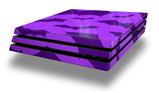 Vinyl Decal Skin Wrap compatible with Sony PlayStation 4 Pro Console Deathrock Bats Purple (PS4 NOT INCLUDED)