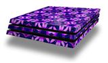 Vinyl Decal Skin Wrap compatible with Sony PlayStation 4 Pro Console Daisies Purple (PS4 NOT INCLUDED)