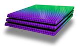 Vinyl Decal Skin Wrap compatible with Sony PlayStation 4 Pro Console Faded Dots Purple Green (PS4 NOT INCLUDED)