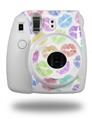WraptorSkinz Skin Decal Wrap compatible with Fujifilm Mini 8 Camera Rainbow Lips White (CAMERA NOT INCLUDED)