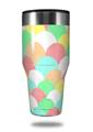 Skin Decal Wrap for Walmart Ozark Trail Tumblers 40oz Brushed Cirlces Multi Light (TUMBLER NOT INCLUDED) by WraptorSkinz