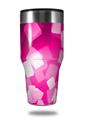 Skin Decal Wrap for Walmart Ozark Trail Tumblers 40oz Bokeh Squared Hot Pink (TUMBLER NOT INCLUDED) by WraptorSkinz
