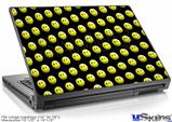 Laptop Skin (Large) - Smileys on Black