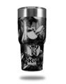 Skin Decal Wrap for K2 Element Tumbler 30oz - Skulls Confetti White (TUMBLER NOT INCLUDED) by WraptorSkinz