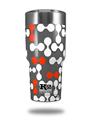 Skin Decal Wrap for K2 Element Tumbler 30oz - Locknodes 04 Red (TUMBLER NOT INCLUDED) by WraptorSkinz