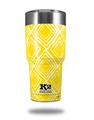 Skin Decal Wrap for K2 Element Tumbler 30oz - Wavey Yellow (TUMBLER NOT INCLUDED) by WraptorSkinz