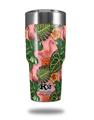 Skin Decal Wrap for K2 Element Tumbler 30oz - Famingos and Flowers Pink (TUMBLER NOT INCLUDED) by WraptorSkinz