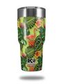 Skin Decal Wrap for K2 Element Tumbler 30oz - Famingos and Flowers Sage Green (TUMBLER NOT INCLUDED) by WraptorSkinz