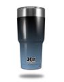 Skin Decal Wrap for K2 Element Tumbler 30oz - Smooth Fades Blue Dust Black (TUMBLER NOT INCLUDED) by WraptorSkinz