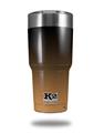 Skin Decal Wrap for K2 Element Tumbler 30oz - Smooth Fades Bronze Black (TUMBLER NOT INCLUDED) by WraptorSkinz