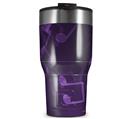 WraptorSkinz Skin Wrap compatible with 2017 and newer RTIC Tumblers 30oz Bokeh Music Purple (TUMBLER NOT INCLUDED)