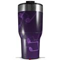 Skin Wrap Decal for 2017 RTIC Tumblers 40oz Bokeh Music Purple (TUMBLER NOT INCLUDED)