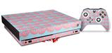 Skin Wrap for XBOX One X Console and Controller Donuts Blue