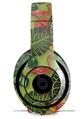 WraptorSkinz Skin Decal Wrap compatible with Beats Studio 2 and 3 Wired and Wireless Headphones Famingos and Flowers Sage Green Skin Only (HEADPHONES NOT INCLUDED)