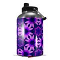 Skin Decal Wrap for 2017 RTIC One Gallon Jug Daisies Purple (Jug NOT INCLUDED) by WraptorSkinz