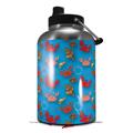 Skin Decal Wrap for 2017 RTIC One Gallon Jug Crabs and Shells Blue Medium (Jug NOT INCLUDED) by WraptorSkinz