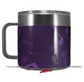 Skin Decal Wrap for Yeti Coffee Mug 14oz Bokeh Music Purple - 14 oz CUP NOT INCLUDED by WraptorSkinz