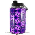 Skin Decal Wrap for Yeti 1 Gallon Jug Daisies Purple - JUG NOT INCLUDED by WraptorSkinz