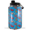 Skin Decal Wrap for Yeti 1 Gallon Jug Crabs and Shells Blue Medium - JUG NOT INCLUDED by WraptorSkinz