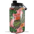 Skin Decal Wrap for Yeti 1 Gallon Jug Famingos and Flowers Pink - JUG NOT INCLUDED by WraptorSkinz
