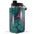Skin Decal Wrap compatible with Yeti 1 Gallon Jug Linear Cosmos Teal - JUG NOT INCLUDED by WraptorSkinz