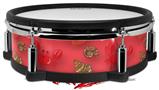 Skin Wrap works with Roland vDrum Shell PD-128 Drum Crabs and Shells Coral (DRUM NOT INCLUDED)