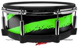 Skin Wrap works with Roland vDrum Shell PD-140DS Drum Zebra Green (DRUM NOT INCLUDED)