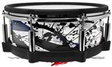 Skin Wrap works with Roland vDrum Shell PD-140DS Drum Baja 0018 Blue Navy (DRUM NOT INCLUDED)