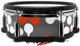 Skin Wrap works with Roland vDrum Shell PD-108 Drum Locknodes 04 Red (DRUM NOT INCLUDED)