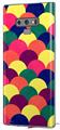 Decal style Skin Wrap compatible with Samsung Galaxy Note 9 Brushed Cirlces Multi Dark
