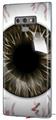 Decal style Skin Wrap compatible with Samsung Galaxy Note 9 Eyeball Brown