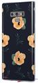 Decal style Skin Wrap compatible with Samsung Galaxy Note 9 Poppy Orange Navy
