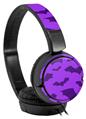 Decal style Skin Wrap for Sony MDR ZX110 Headphones Deathrock Bats Purple (HEADPHONES NOT INCLUDED)